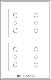 Eclettis flush stainless steel sockets