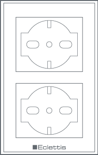 Eclettis flush stainless steel sockets